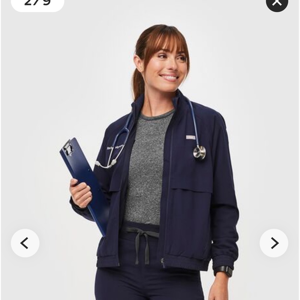 Figs Sydney scrub jacket